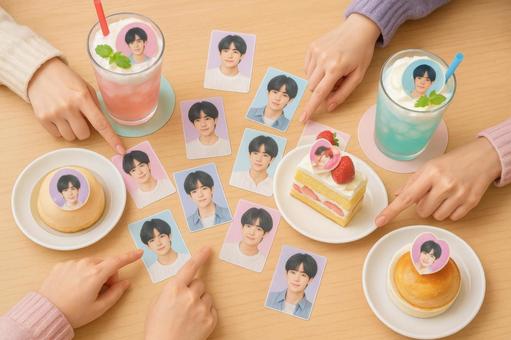 推し活を語り合う女子会テーブル 推し活を語り合う女子会テーブルの写真