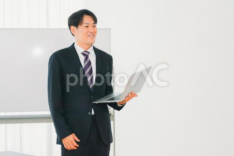 会議室にいるビジネスマン セミナー,説明会,講習会の写真素材