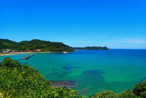 島根町、千酌の絶景2 島根町、千酌の絶景2 絶景,松江市,島根町の写真素材