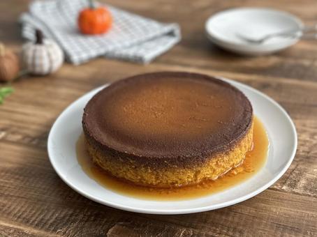 かぼちゃプリンの写真