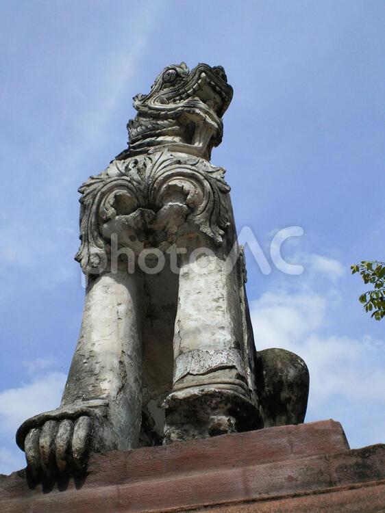 チェンマイ（タイ北部の観光地）市内の寺院（ワット・パンタオ） タイ,チェンマイ,北部の写真素材