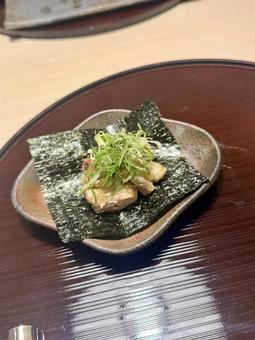 鶏肉 鶏肉,茗荷,ねぎの写真素材