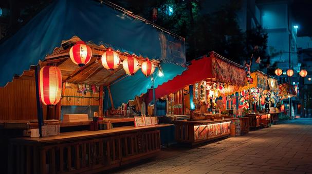 伝統的な日本の夏祭りのイメージ02 伝統的な日本の夏祭りのイメージ02の写真