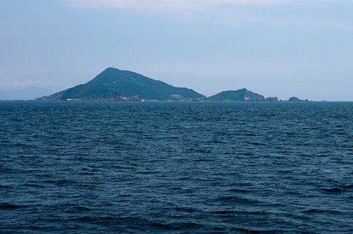 神島 歌島,神島,潮騒の写真素材