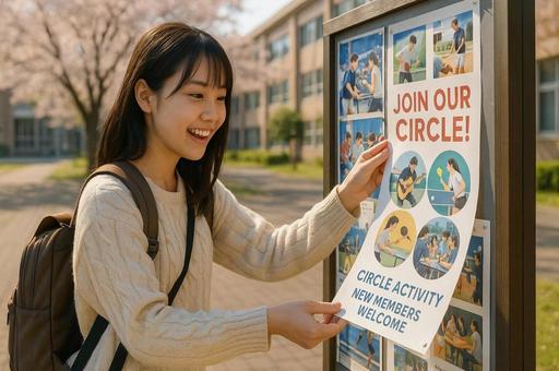 JOINOURCIRCLE募集ポスター JOINOURCIRCLE募集ポスターの写真