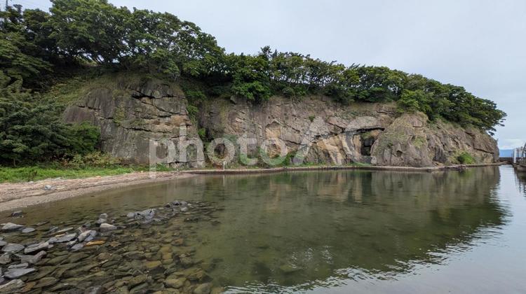 北海道江差町　かもめ島　2 北海道,江差町,かもめ島の写真素材