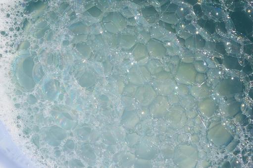 水面に浮かぶ泡 泡イメージ,泡,バブルの写真素材