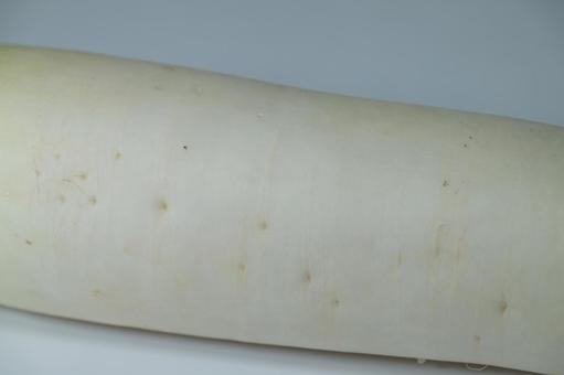 大根の皮のクローズアップ 白い背景 大根,皮,表面の写真素材