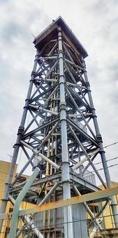 無骨な鉄塔 鉄塔,塔,鉄骨の写真素材