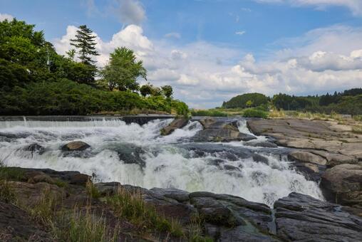 曽木の滝 滝,曽木の滝,瀑布の写真素材