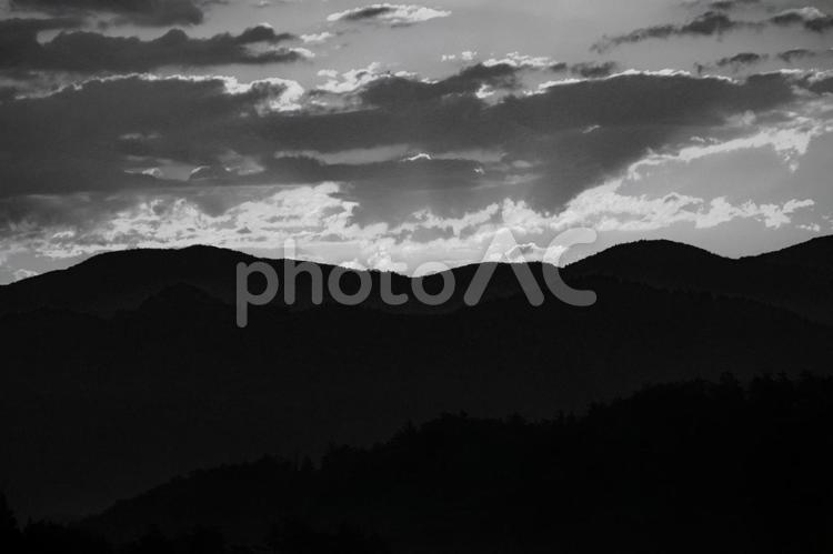 モノクロ風景155 カタログ,バック,バックイメージの写真素材