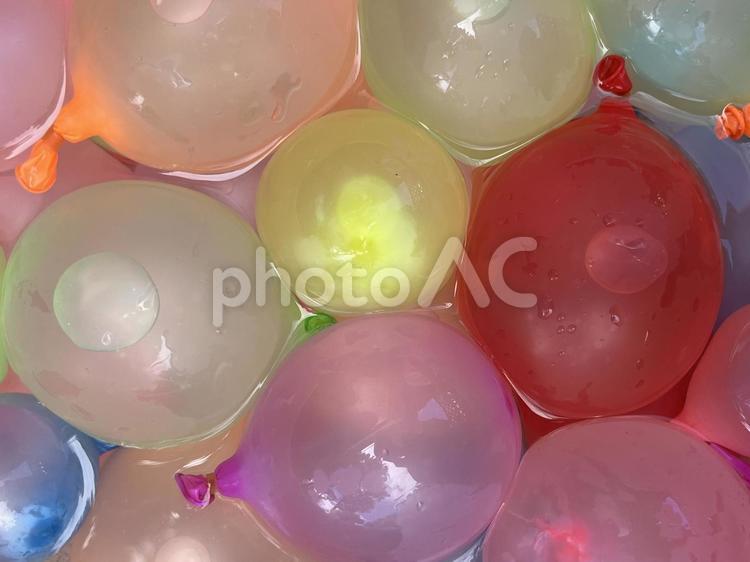 夏休みの水風船 水風船,風船,夏の写真素材