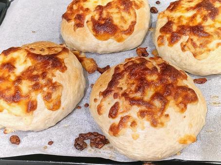 Photo, bread, cheese, hand made bread, 