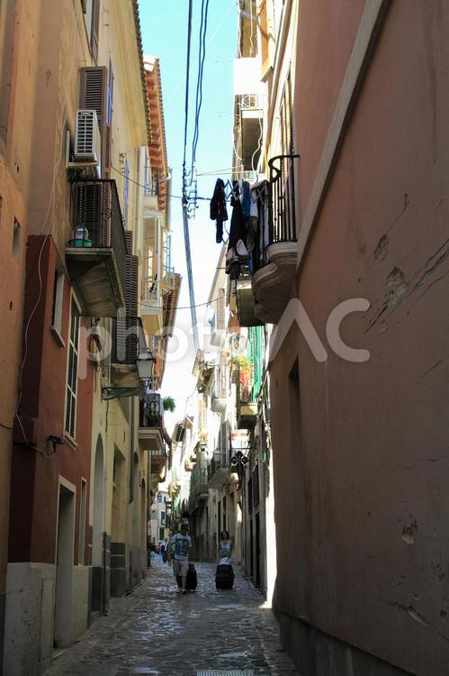 スペイン　マヨルカ島の街並み スペイン,マヨルカ島,マジョルカ島の写真素材