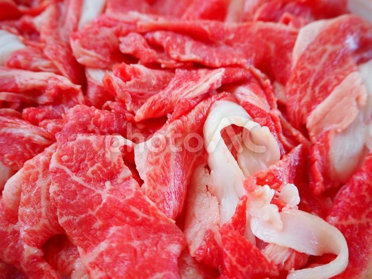 和牛細切れ01 牛肉,和牛,精肉の写真素材