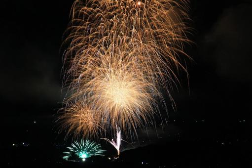 花火・神西祭り/神西湖湖上花火大会 花火・神西祭り/神西湖湖上花火大会 花火,打ち上げ花火,夏の写真素材