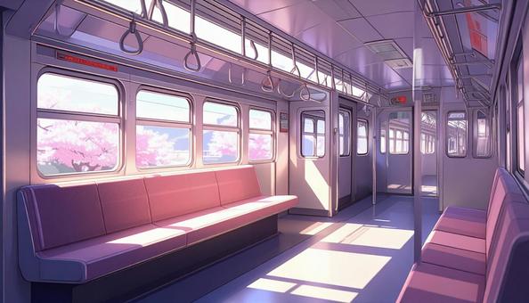 電車内 電車内の写真