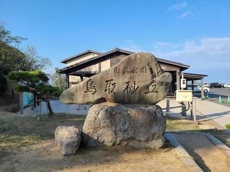 鳥取砂丘03 鳥取砂丘,鳥取,観光名所の写真素材