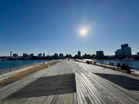 Yokohama Osanbashi Pier, Whale's Back, JPG