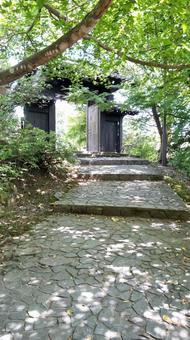 越前大野城(城門)01 越前大野城(城門)01 越前大野城,福井県,大野市の写真素材