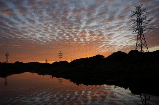 秋の雲 秋の雲 秋の雲,空,雲の写真素材