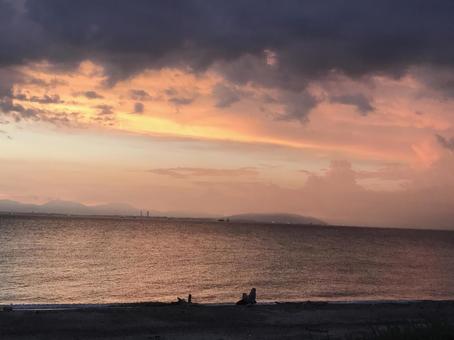夕暮れ 夕暮れの写真