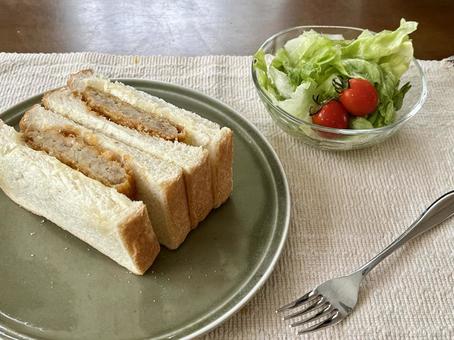Photo, croquettes, mini salad, croquette, 