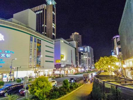 【兵庫県】神戸市・三ノ宮 三ノ宮駅,三宮,三ノ宮の写真素材