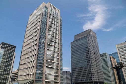ビル群 ビル群 丸の内,オフィス街,ビル群の写真素材