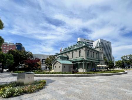 旧福岡県公会堂貴賓館 旧福岡県公会堂貴賓館 景色,自然,晴れの写真素材