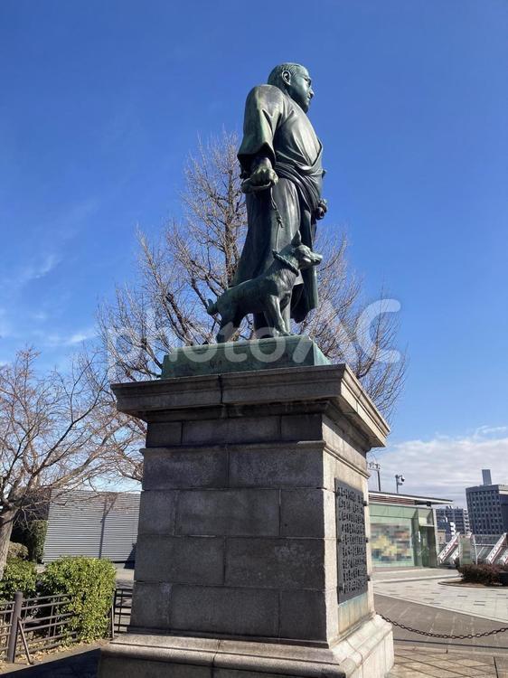 東京風景・上野公園 上野公園,上野恩賜公園,西郷隆盛像の写真素材