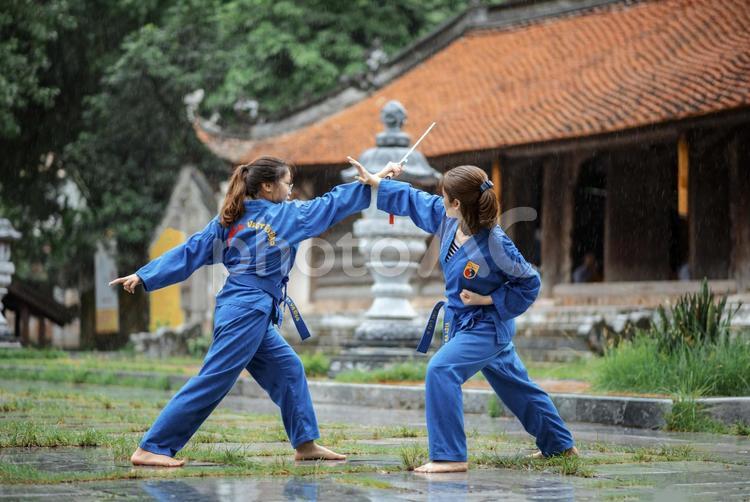 ボビナム・女性２５ ボビナム,ベトナム,武術の写真素材