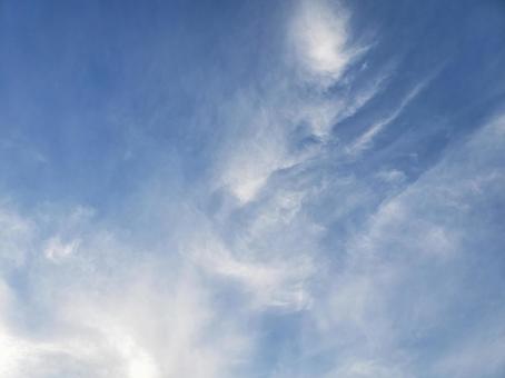 青空と雲 青空と雲の写真