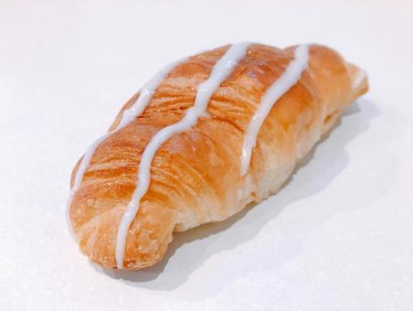 シュガーロール シュガーロール,クロワッサン,シュガーデニッシュの写真素材