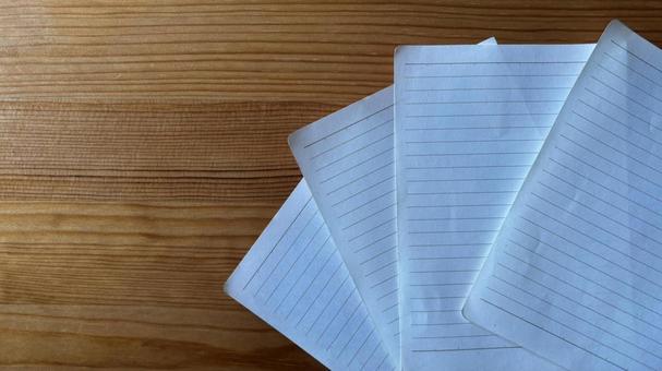 ノートの紙、コピースペースペー ノートの紙、コピースペースペー ノート,メモ帳,メモの写真素材