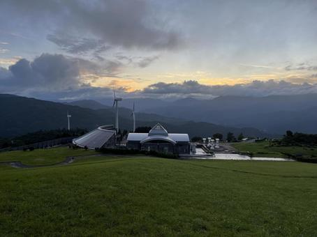 夕暮れのゆとりすとパークおおとよ 夕暮れのゆとりすとパークおおとよの写真