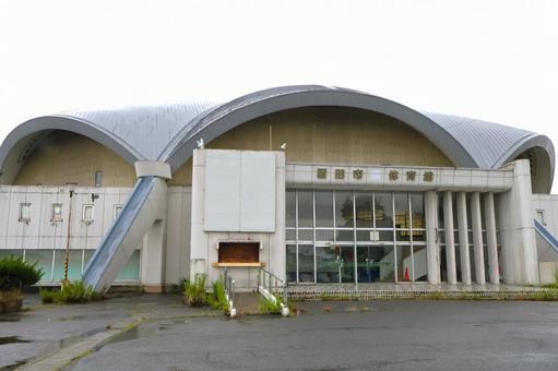酒田市体育館(酒田市南体育館)山形県 酒田市体育館(酒田市南体育館)山形県 酒田市南体育館,酒田市体育館,酒田市の写真素材