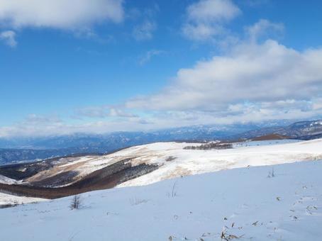 雪景色・冬の霧ヶ峰高原(車山) 雪景色・冬の霧ヶ峰高原(車山)の写真