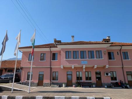 バンスコ駅 駅,駅舎,鉄道の写真素材