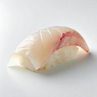 白身魚の握り寿司の写真