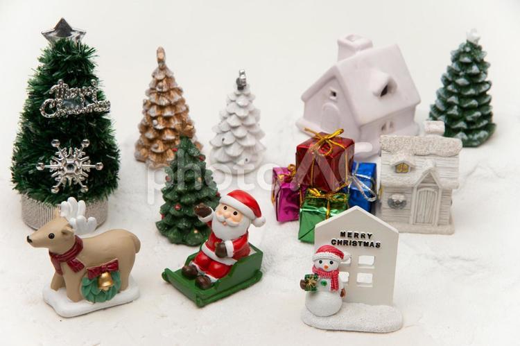 クリスマスプレゼントのイメージ クリスマス,プレゼント,サンタクロースの写真素材