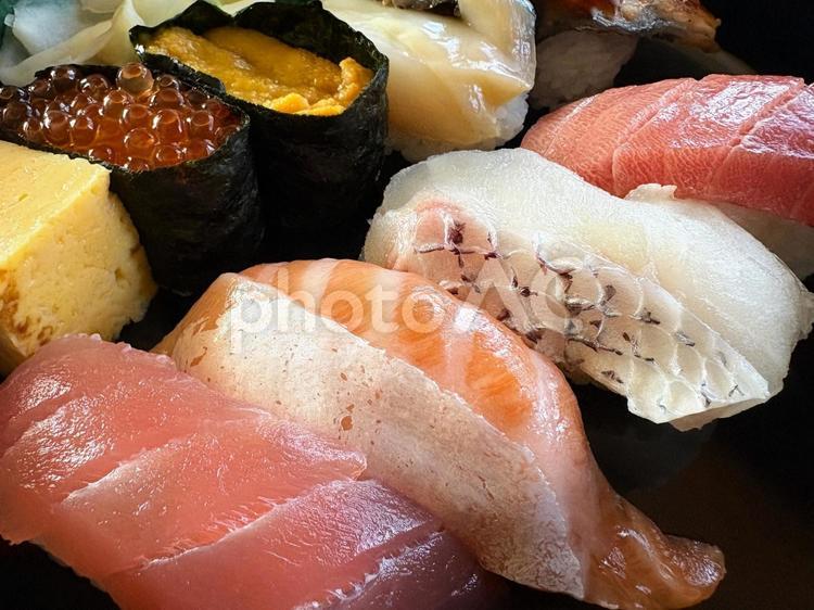 おすし　盛り合わせ おすし,お寿司,握りの写真素材
