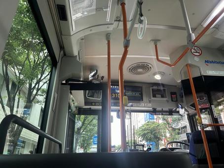 バスの車内 料金掲示板 バスの車内 料金掲示板 バス,バスの車内,料金表の写真素材