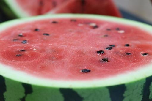Photo, watermelon, cross section, fruit, 