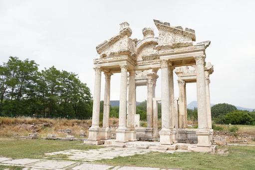 トルコ世界遺産　アフロディシアス トルコ,海外,アフロディシアスの写真素材