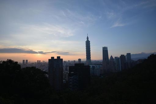 台北101の風景 台湾,台北,台北101の写真素材
