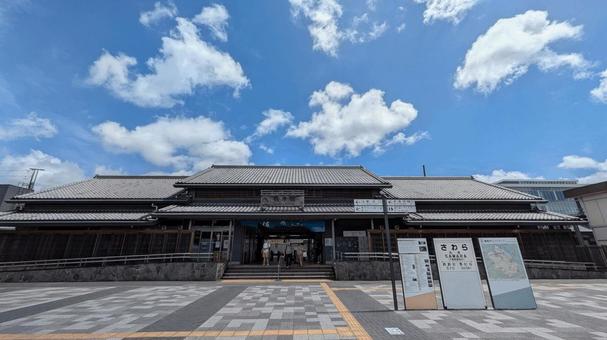 成田線佐原駅の駅舎 成田線佐原駅の駅舎 佐原駅,成田線,駅舎の写真素材