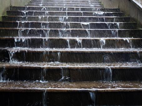 大雨の階段_AS000008の写真