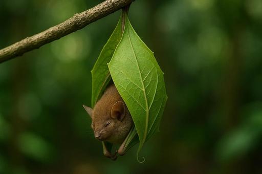葉に眠る小さな命 葉に眠る小さな命の写真