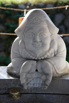 パワースポット 八浄寺 手水舎 大黒天 パワースポット 八浄寺 手水舎 大黒天の写真